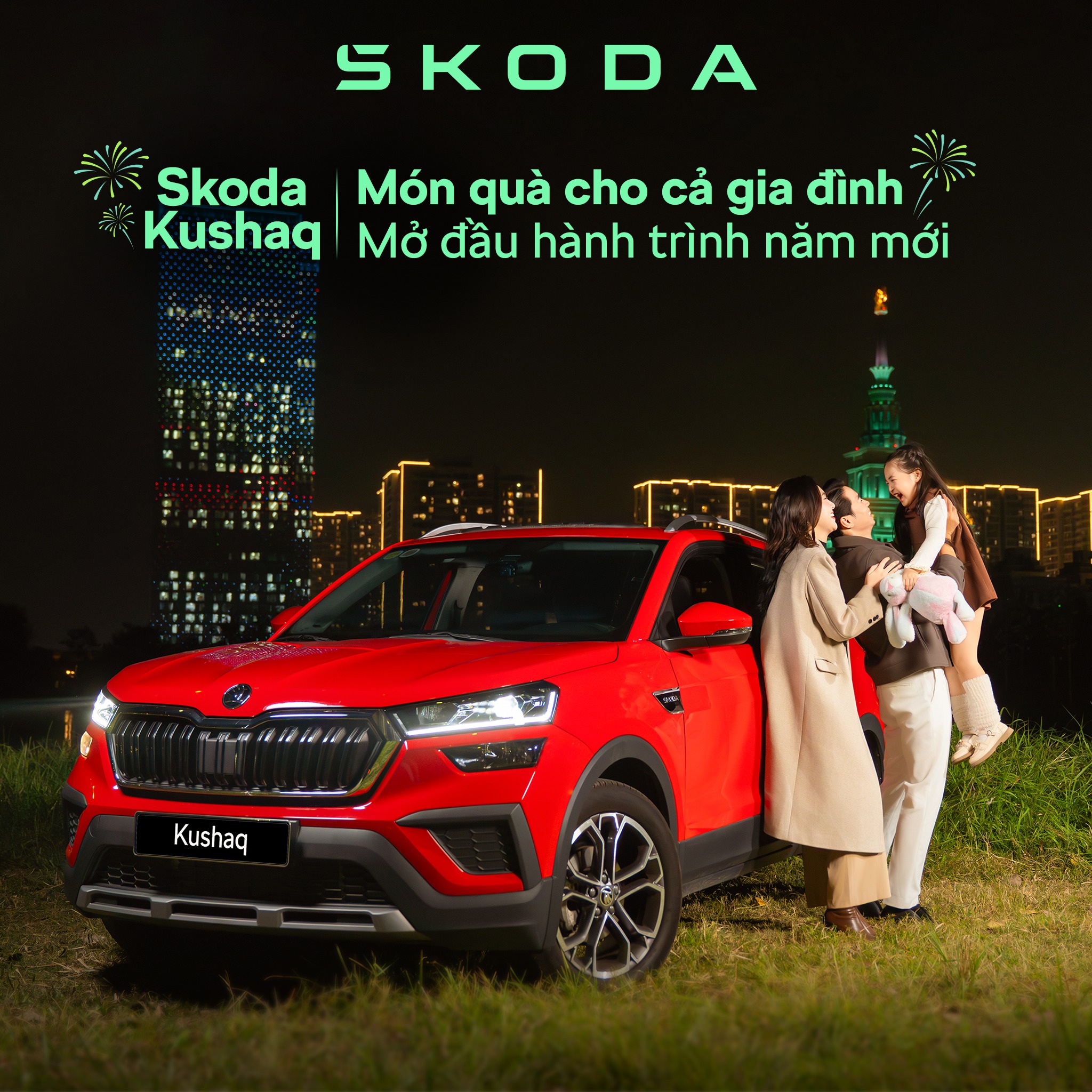 Trên Skoda Kushaq, tinh thần lễ hội hiện diện trong sự thoải mái và gọn gàng của không gian, để mỗi hành trình cuối năm đều diễn ra theo cách nhẹ nhàng và đầy cảm hứng.